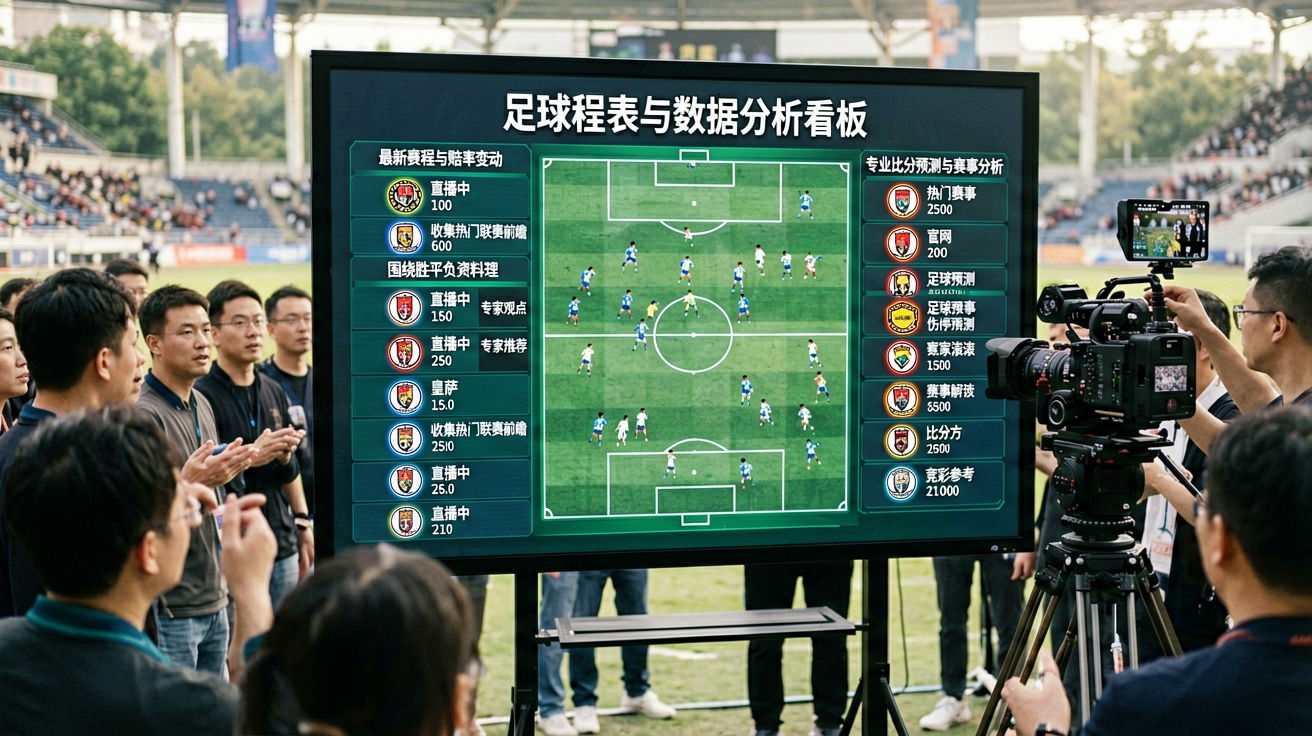 足球赛程表与数据分析看板
